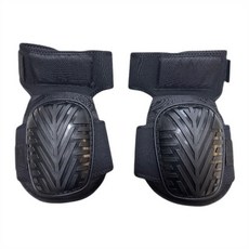 臺灣出貨 戶外工作勞保護膝 修車跪地幹活工地建築裝修防滑耐磨加長加厚護具, 黑色魚骨加長加厚(24001/2), 1個