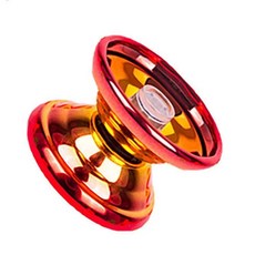 金屬溜溜球 悠悠球 玩具 訓練手眼協調 反應速度, 溜溜球（漸變紅）, 1個