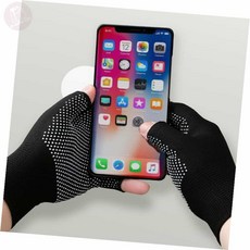 여름용 반장갑 오토바이여름장갑, 02엠보반장갑-그레이