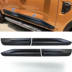 자동차 액세서리 포드 레인저 랩터 T9 2023 4X4 차세대 용 외부 슬림 사이드 도어 몰딩 바디 클래딩, 01 A
