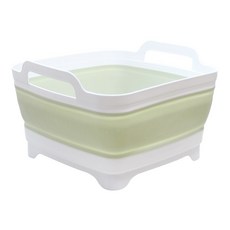 광장 과일 야채 세척 세면기 주방 제품 공급 접이식 싱크 배수 바구니 여행 야외 캠프 휴대용 분지, 03, 1개