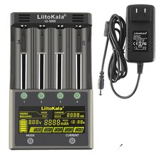 리토칼라 12 18650 LiFePO4 Ni Cd 4S 9V 32700 21700, 3 lii 500S 12V3A어댑터, 1개