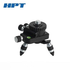 HPT 레이저 레벨기 수평기 미니 삼각대 HPF-360 정밀 미세 조절 베이스, 1개