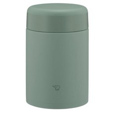 일본 조지루시 스테인리스 수프자 푸드자 보온죽통 이유식 보온통 520ml, 매트 그린, 1개