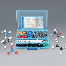 분자구조모형 조립세트 226점 (원자구 10종 고리 3종) 봉결합 직결합 원자구조모형 유기화합물의구성관찰용 (KSIC-4838)