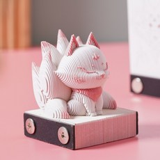 귀여운 3D달력 뜯어쓰는 캘린더 2026, 1개, 나인 스피릿츠