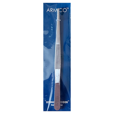 아미코 의료용 스텐레스 일자형 핀셋 14cm 1개