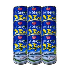 동원 고등어 원터치 통조림, 300g, 9개