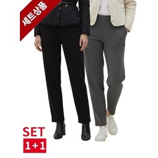 아놀드파마 2종세트 1+1 그래스필드 여성 소프트 플리스 기모 밴딩 팬츠