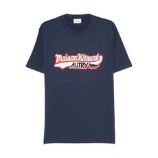 메종키츠네 로고 프린트 티셔츠