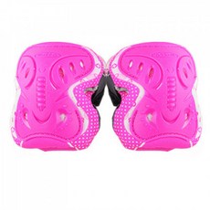 롤러스케이트 손목 보호대 인라인 자전거 라인 가드 아대 패드, 1개, MC 무릎 보호대 핑크