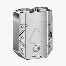 新款迷你圓形剃鬚刀電動數顯刮鬍刀隨身男士鬍鬚刀 禮品, 標配, 鋼鐵俠剃鬚刀銀色