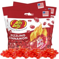 Jelly Belly 젤리 빈 시즐링 시나몬 맛 Chewable Candy, Cinnamon, 3개