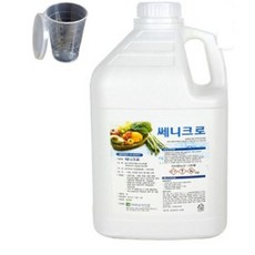 과일야채 소독제 쎄니크로 + 미니 계량컵 50ml 세트, 2개, 4L