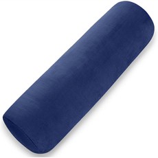 미들 원 바디 베개 1개 탈착식 벨벳 커버로 강화 침대용 긴 원형 24 x 7.87 인치 파란색, Blue, 35 inch