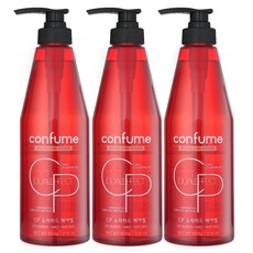 컨퓸 슈퍼하드 헤어젤 레드, 600ml, 3개
