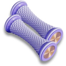라사노 발바닥 지압기 풋 롤러 종아리 마사지기, 2개, 퍼플