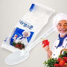 플라스틱수저 10P 도시락숟가락 죽스푼