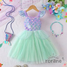 로라네 여아 인어공주 원피스