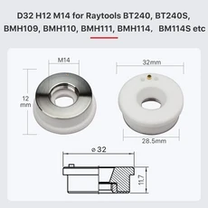 레이저 세라믹 본체 부품 소모품 노즐 홀더 D3228 Precitec Raytools Bodor Boci WSX 파이버 절단기 헤드용, 02 1 PC, 02 D32 Regular