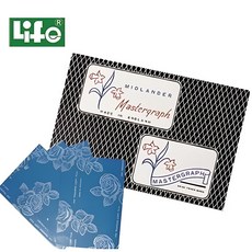 Life Mastergraph 小金花黑色藍色轉印紙，PET環保配方，符合SGS安全檢驗，轉印效果清晰, 1包, 36K