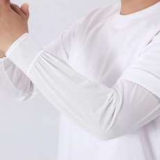 시보리 쿨링 팔토시 남녀공용 여름 자외선차단 가볍고 편안한 팔토시, 1개, 화이트 1개, 화이트