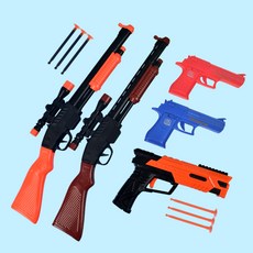 장난감총 고무줄 권총 다트건 미니건 리볼버 어린이 유아 성인 사격 연발 스나이퍼 소총 장총, 1. 슈팅 고무줄총