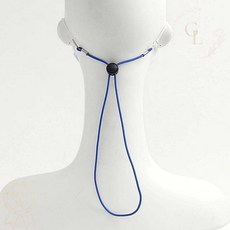 마스크 스트랩 네이비 가벼운 끈조절 마스크 줄 목걸이 분실방지 1개입
