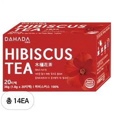 다하다 히비스커스티, 1.8g, 20개입, 14개
