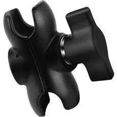 RAM B 사이즈 1인치25mm 볼 마운트 익스텐션 숏 암 GoproGPSPhone태블릿용 액세서리 자전거 오토바이 트럭 차량 등을 위한 RomHaus 2.36인치 금속 이중 소켓, Short (2.36")