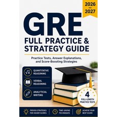 (英文圖書)GRE Full Practice & Strategy Guide 2026-2027: Practice Tests Answer Explanation... 平裝版, 英文, Independently Published