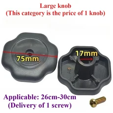 방폭형 압력솥 베어링 구리 슬리브 손잡이 스위치 막대 샤프트 나사에 호환, 03 Large knob