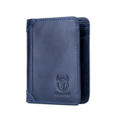 BULLCAPTAIN 男款真皮防盜刷短夾