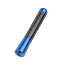 [주주파츠몰] 차량용 미니 카본 안테나 익스테리어 튜닝 교체형 용품 모음 호환 용품, 파란색8cm