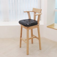 파스텔우드 원목바의자 아일랜드식탁의자 회전의자 홈바의자, 네추럴