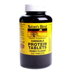 Nature's Blend 蛋白質蜂蜜味片劑, 200 件, 1個