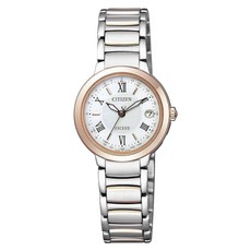 CITIZEN 女性 Happy Flight 系列 Exceld Drive 電波金屬腕錶 ES9324-51W
