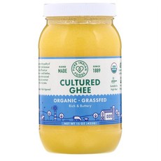 Pure Indian Foods 퓨어 인디언 푸드 컬처드 기버터, 425g, 1개