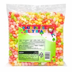 사우어 파스텔 젤리빈, 1개, 1kg