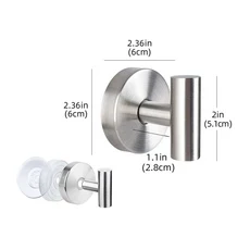 스테인리스 스틸 걸이형 주방 수납 선반 후크 티슈 및 식기류 도마, 01 Silvery