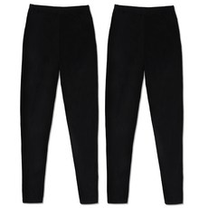 HELLO SIMPLE 大尺碼女款棉質內搭褲 2入