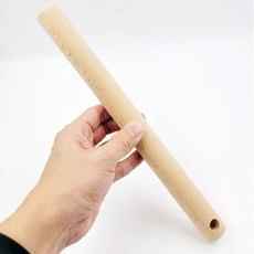 홈 베이킹 만두피 밀가루 반죽 원목 나무 밀대, 1개