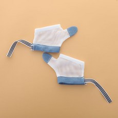 CH(1 쌍) 아기 반지 물린 손가락 커버 엄지 집게 손가락 먹는 손 교정 어린이 먹는 손 중독 장갑, 1 2 가-S 코드, 엄지-블루, 1개