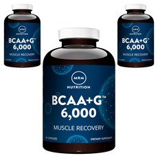 엠알엠 BCAA+G 6000 캡슐, 150정, 3개