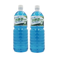 유니캠 친환경 워셔액 워시플러스, 2개, 1.8L