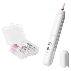 아이리버 C타입 충전 3단 파워 조절 LED 라이트 휴대용 젤 네일 드릴, 1개, IYD-100