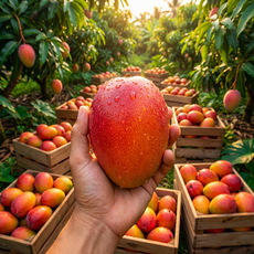 [재구매율1위] 프리미엄 선물세트 태국망고 고당도 당도선별, 1박스, 2kg