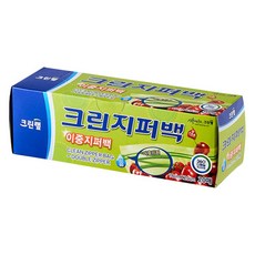 크린랩 이중 지퍼백, 소(S), 20개입, 4개