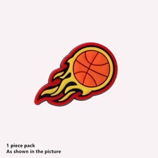 쿠쿠스토어 1Pcs 농구 PVC 매력 제임스 카레 하든 오웬 초상화 정원 신발 상단 Aceessories 남여 샌들 버클, 01 CHINA, 19 11