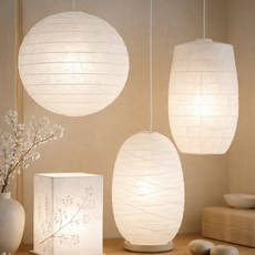 전등 조명용 한지등갓, 1개, 한지 등갓